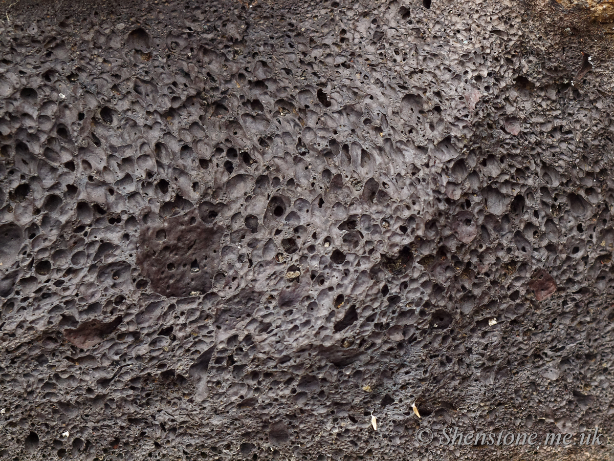 de El Palmar scoria cone close ups showing pummice blocks in the overall scoria deposits